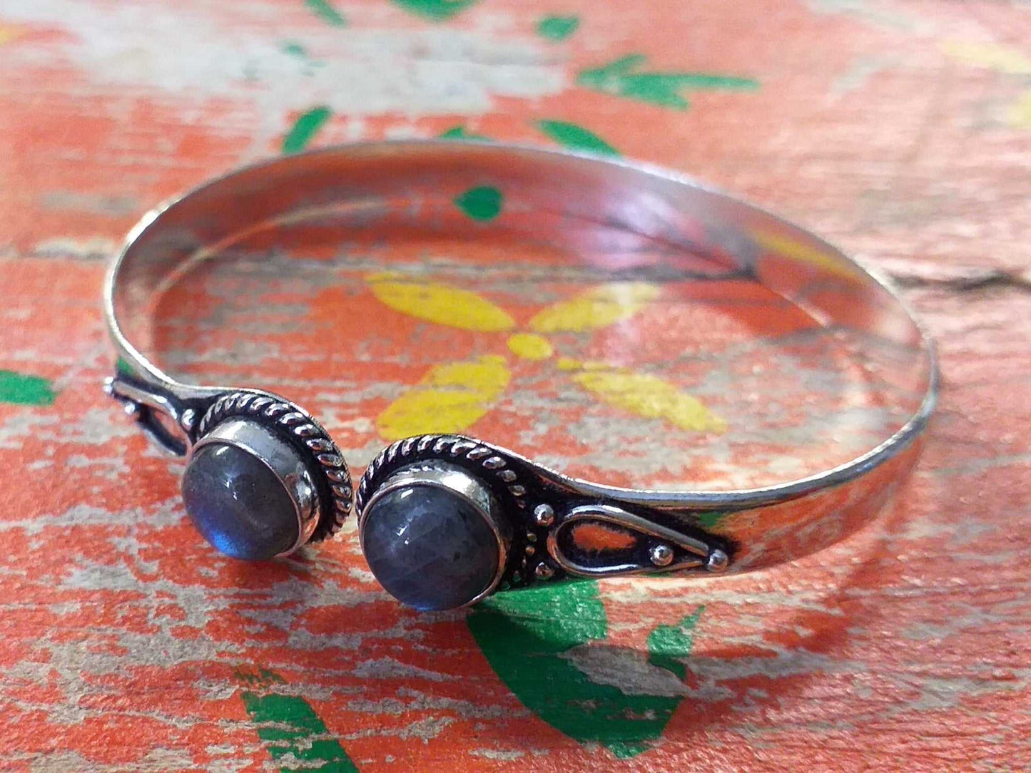 Two Stone Bangle