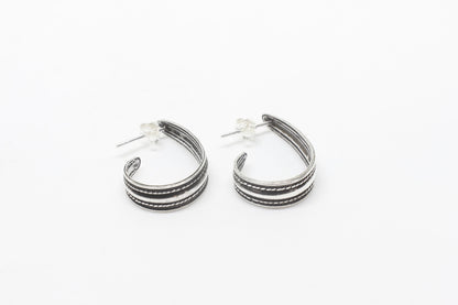 Sterling Curve Earrings