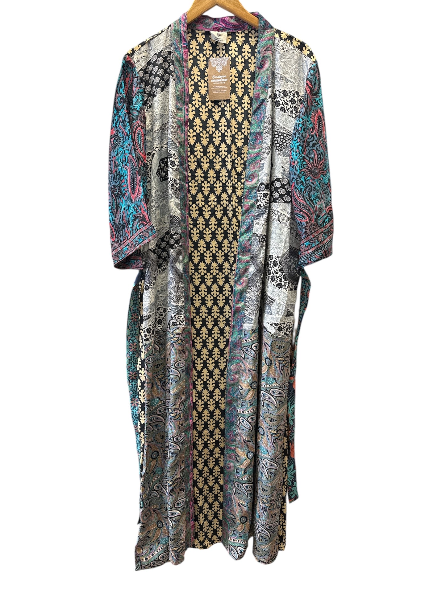 Veena Buttersilk Floral Kimono