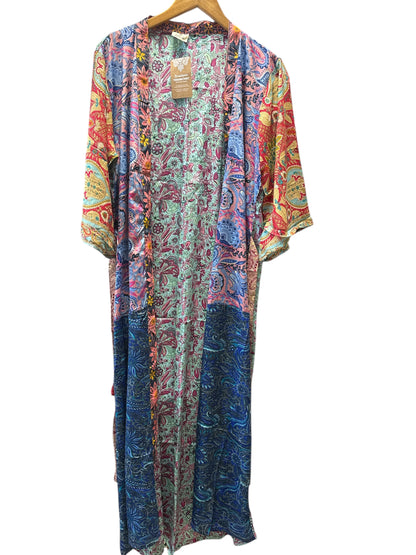 Veena Buttersilk Floral Kimono