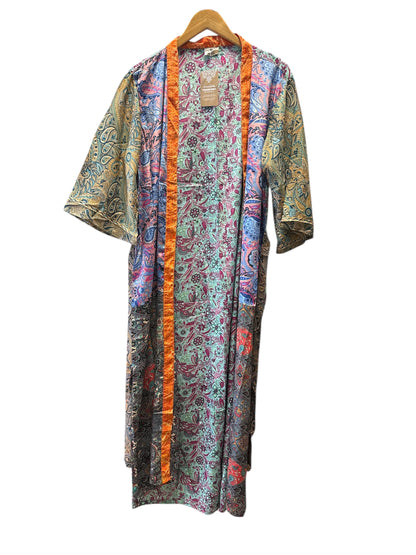 Veena Buttersilk Floral Kimono