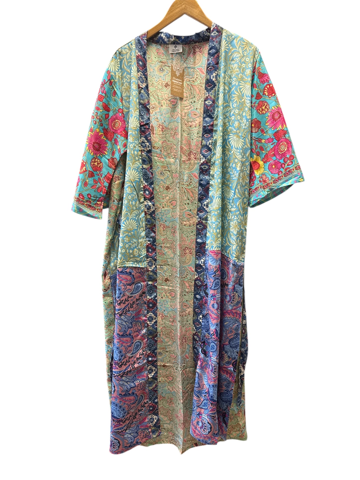 Veena Buttersilk Floral Kimono