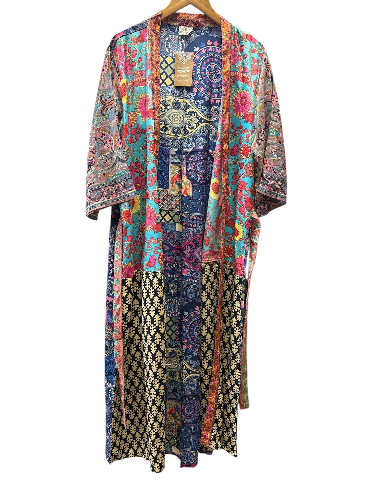 Veena Buttersilk Floral Kimono