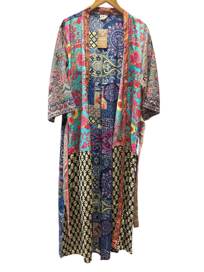 Veena Buttersilk Floral Kimono