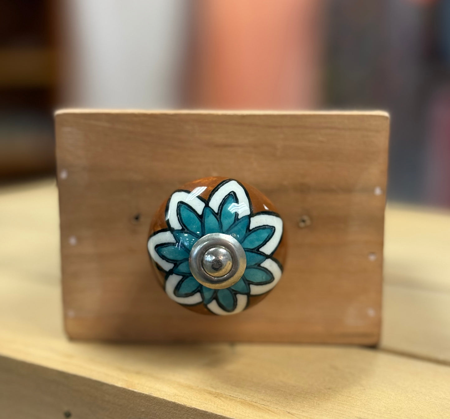 Ceramic Knob Green