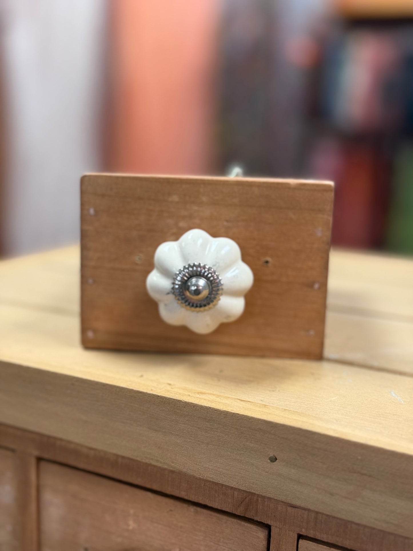 Ceramic Knob White