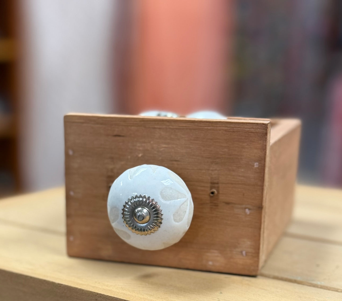 Ceramic Knob White