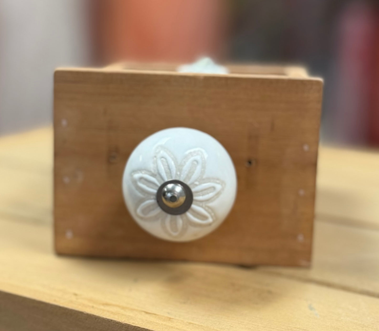 Ceramic Knob White