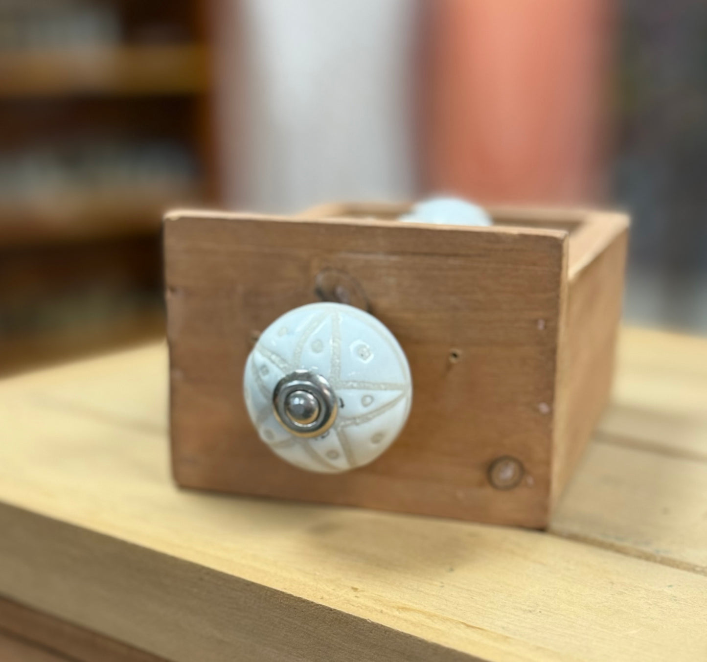 Ceramic Knob White