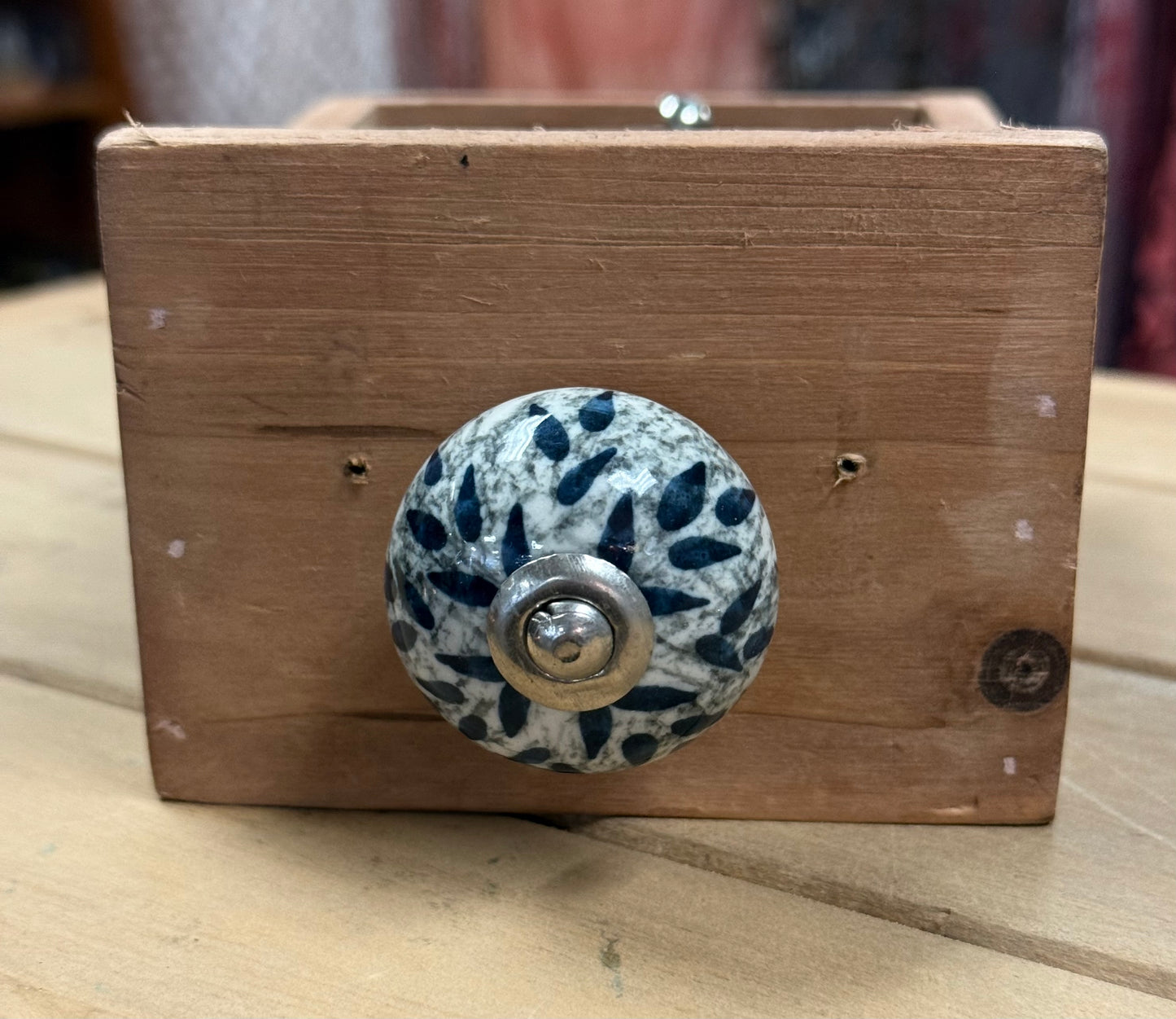 Ceramic Knob Blue