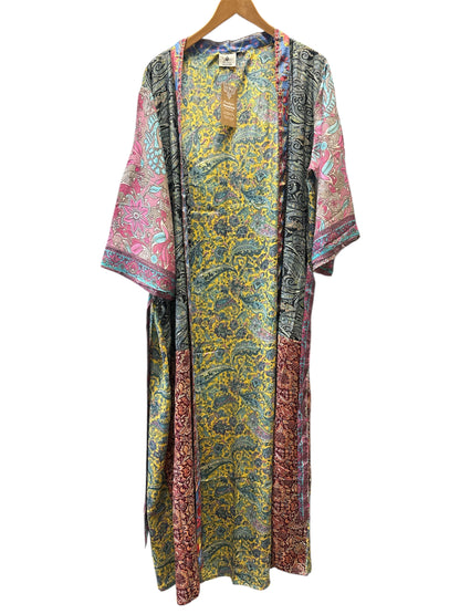 Veena Buttersilk Floral Kimono