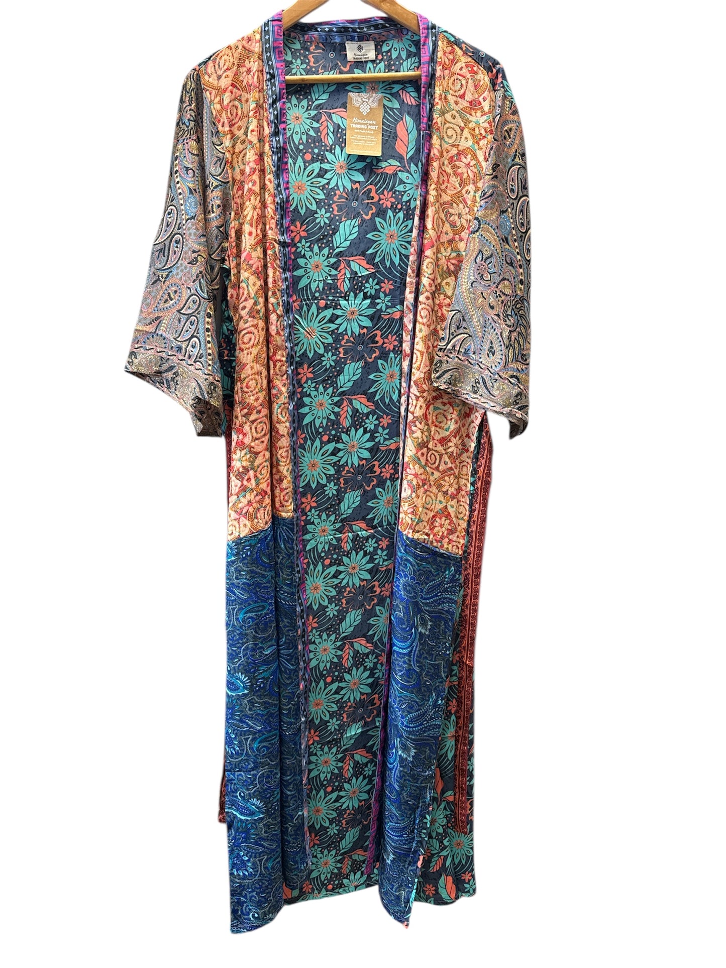 Veena Buttersilk Floral Kimono