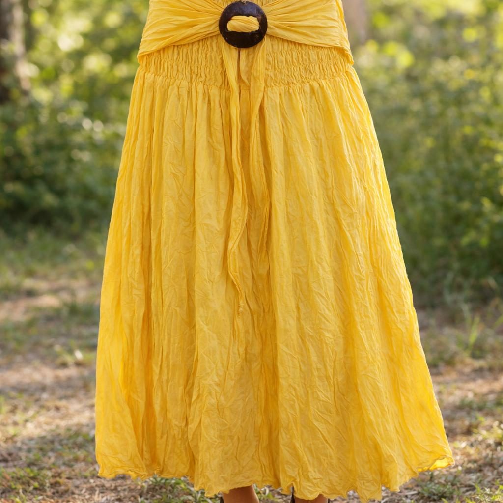 Crinkle Cotton Coconut Skirt [anookz:b6efaf34-dc0d-4e3e-b8e9-47783d29856b]