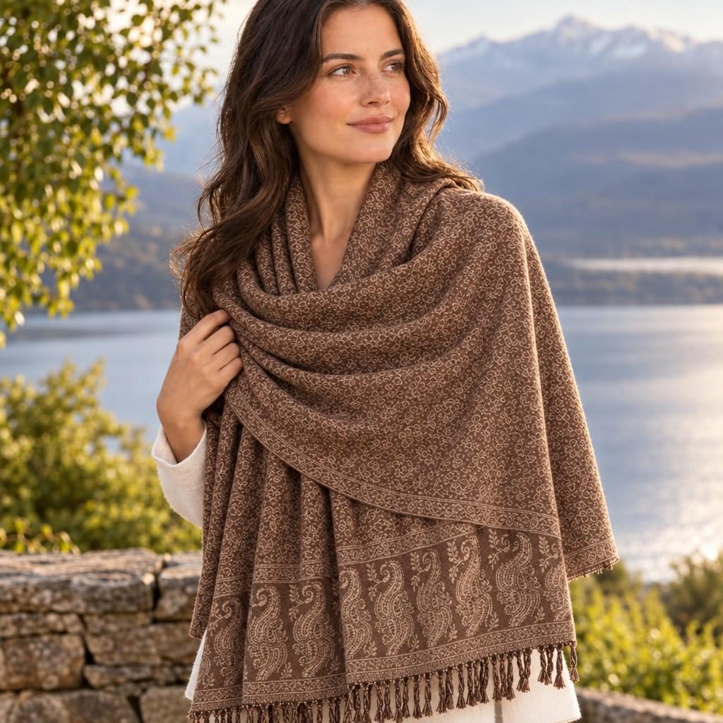 Paisley Jacquard Pashmina Shawl [anookz:2a5fe411-9a0a-481f-ac0e-1bee6b019f41]