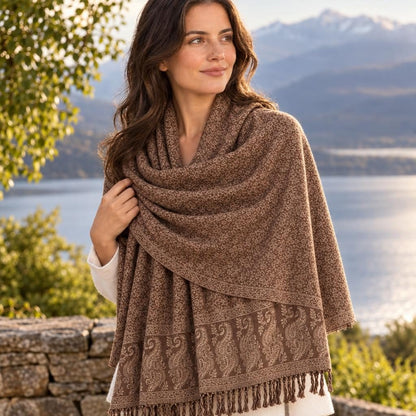 Paisley Jacquard Pashmina Shawl [anookz:2a5fe411-9a0a-481f-ac0e-1bee6b019f41]