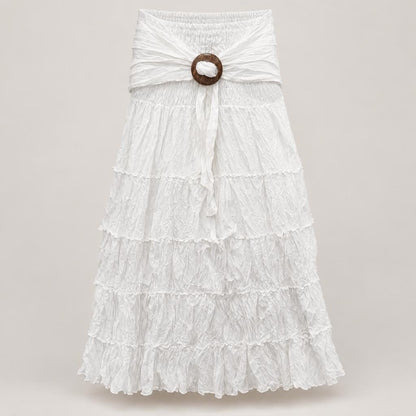 Tiered Ruffle Coconut Skirt Long [anookz:5879a87f-75da-45be-8c2a-7fb2ee3d5a1c]