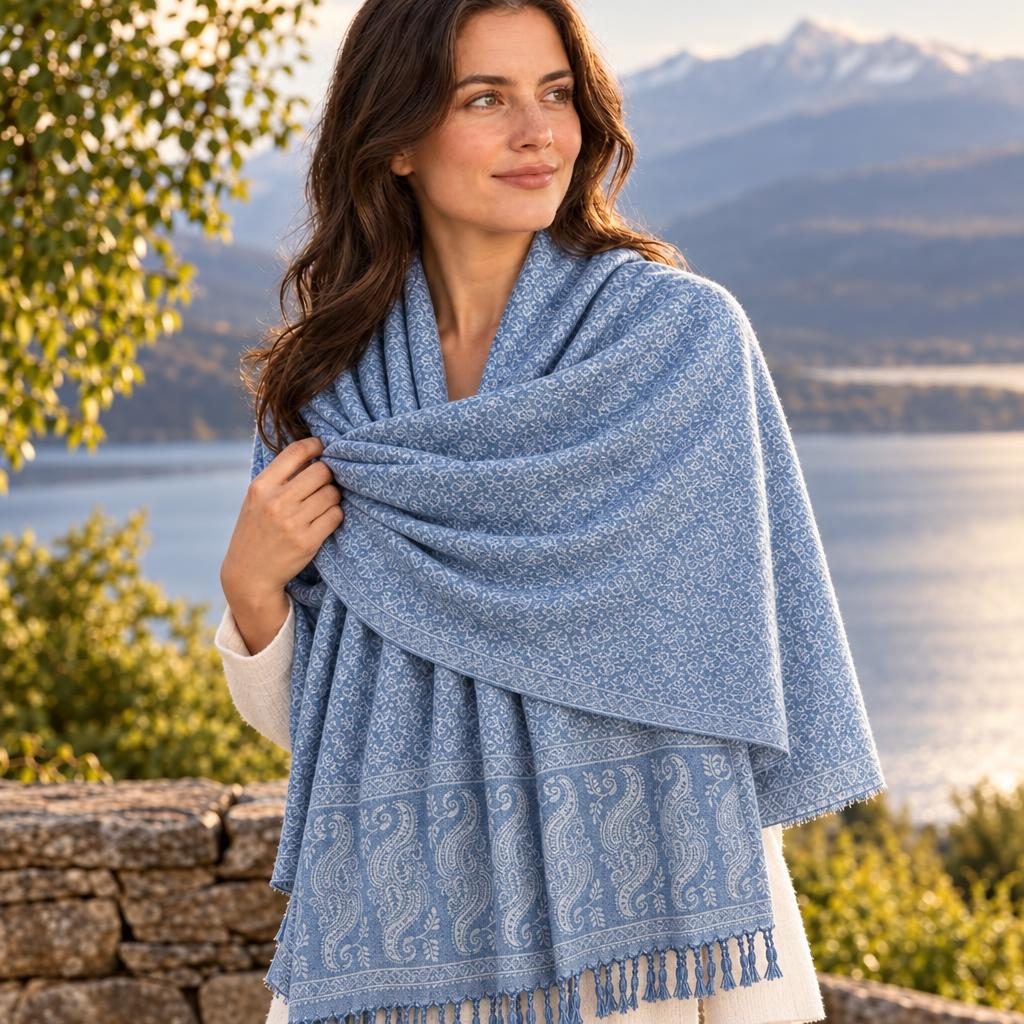 Paisley Jacquard Pashmina Shawl [anookz:592ece9f-3759-46b6-bc0c-d31a96c3e047]