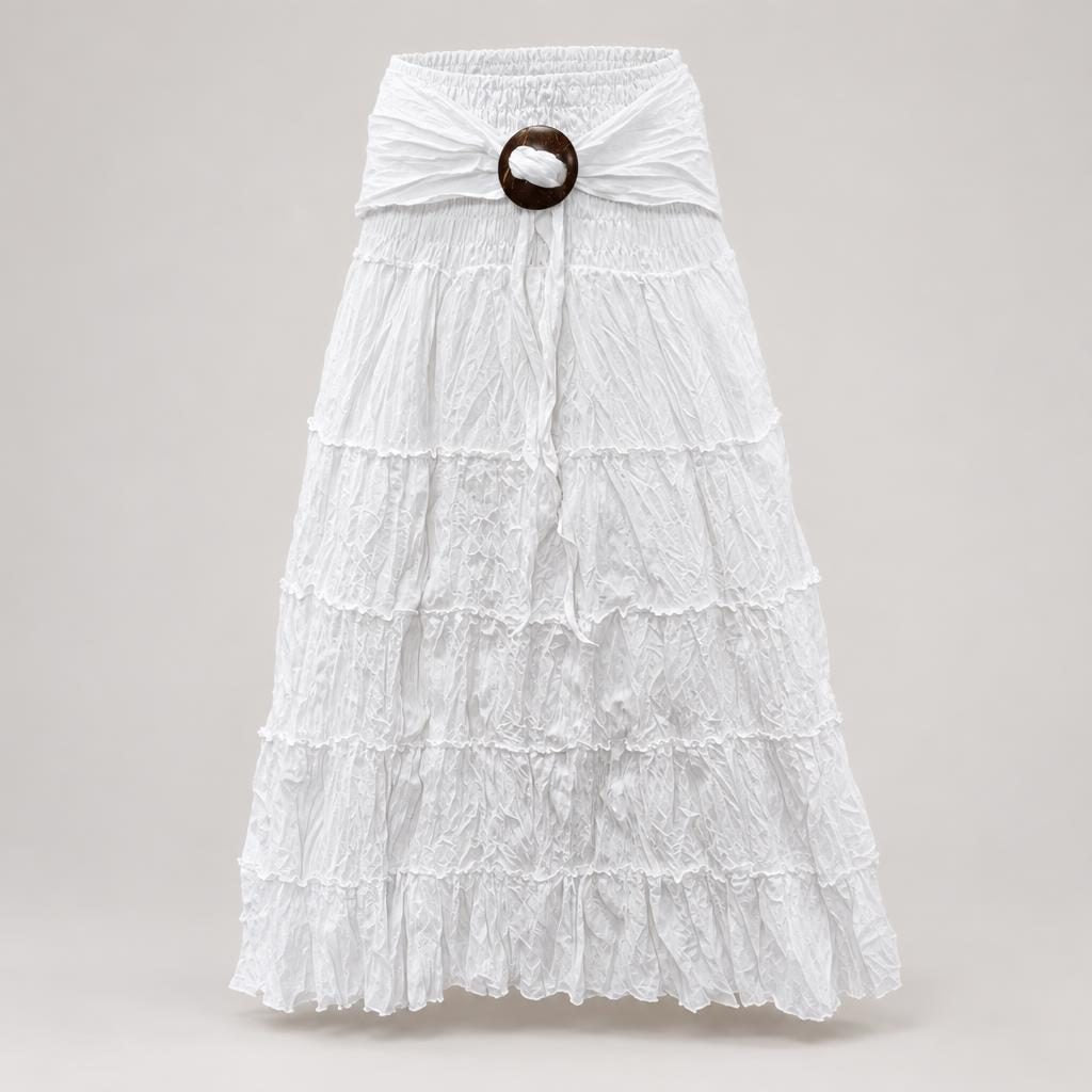 Tiered Ruffle Coconut Skirt Long [anookz:1850c74d-76d5-4096-95fc-e2a8f14c241c]