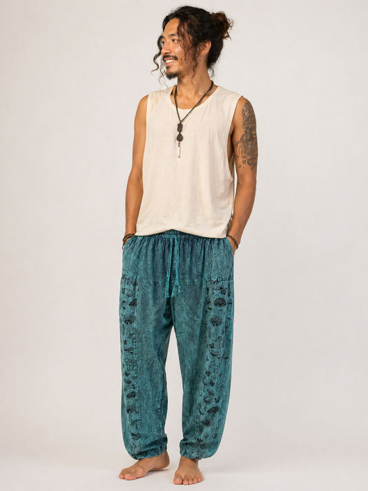 Trippy Patch Pant