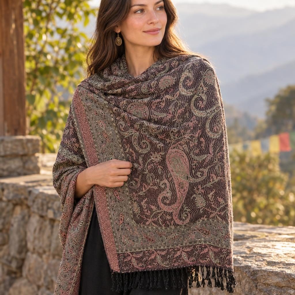 Paisley Jacquard Pashmina [anookz:f0ea8b4c-5a50-4ede-89f9-e863d59a5ff5]