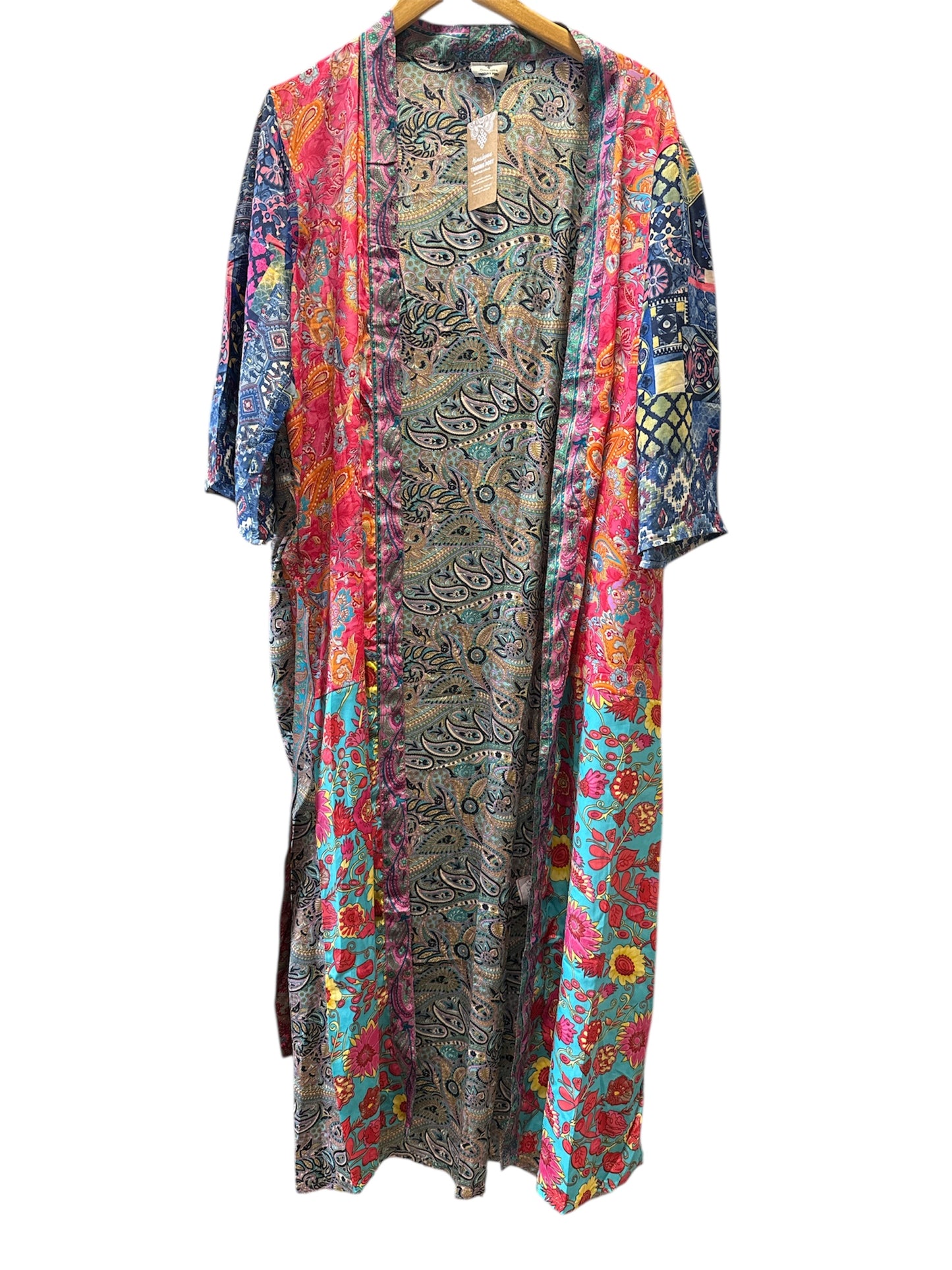 Veena Buttersilk Floral Kimono