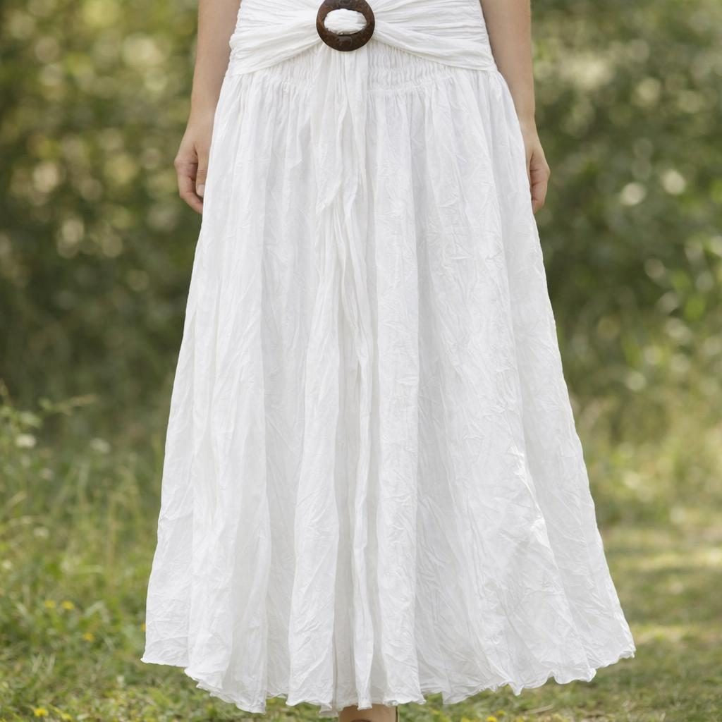Crinkle Cotton Coconut Skirt [anookz:92076752-9657-422a-aa96-ef5ca0e75c70]