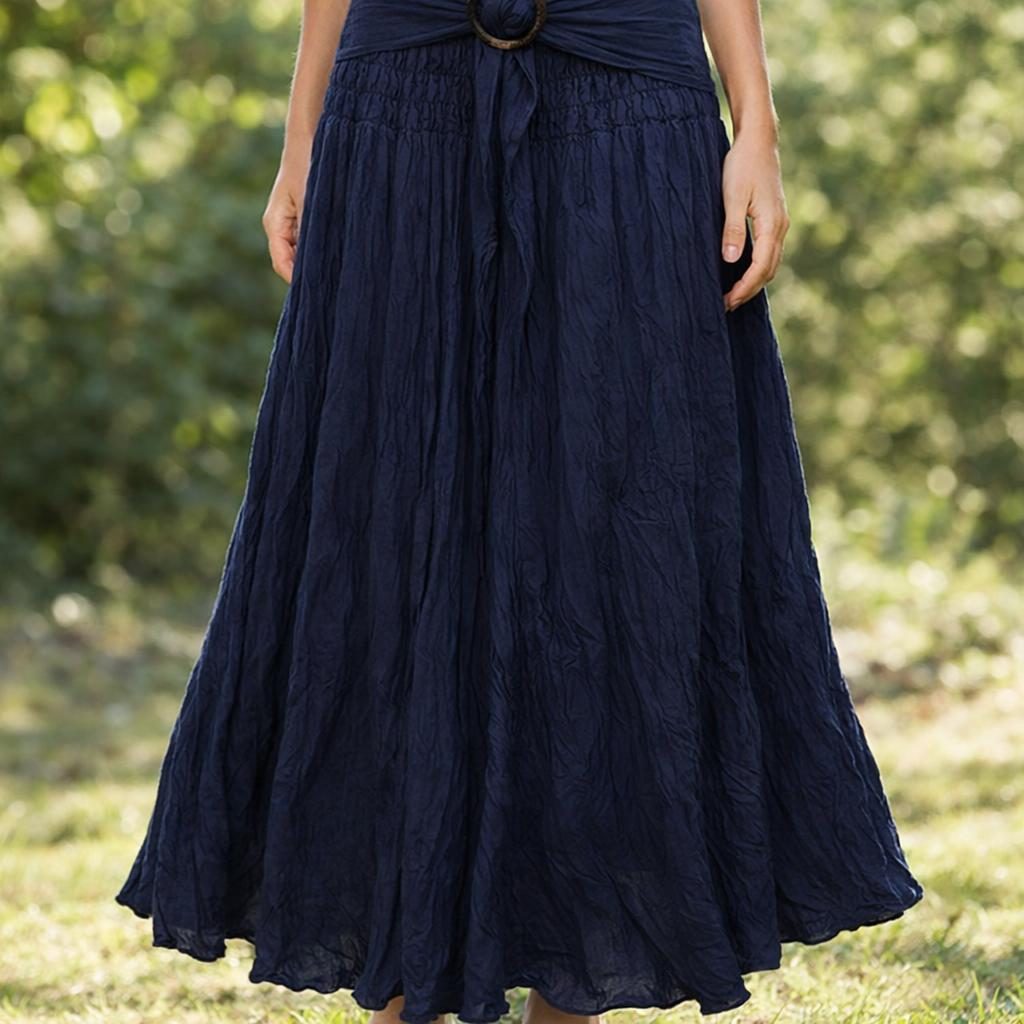 Crinkle Cotton Coconut Skirt [anookz:f6813299-8a26-4906-aefc-689dc6a3b7d3]