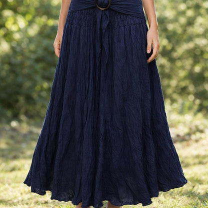 Crinkle Cotton Coconut Skirt [anookz:f6813299-8a26-4906-aefc-689dc6a3b7d3]