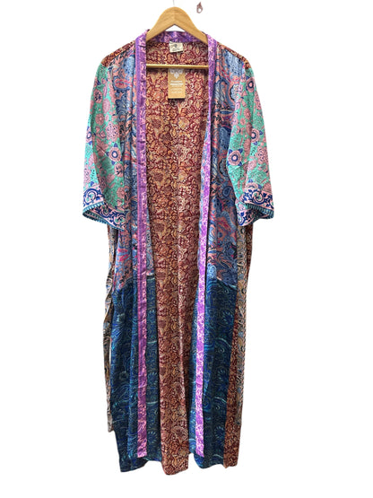 Veena Buttersilk Floral Kimono