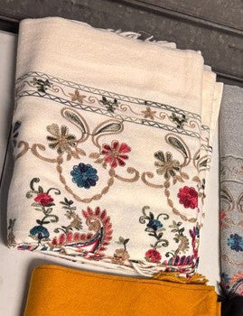 Garden Flower Wool Shawl [anookz:url-58b55371]