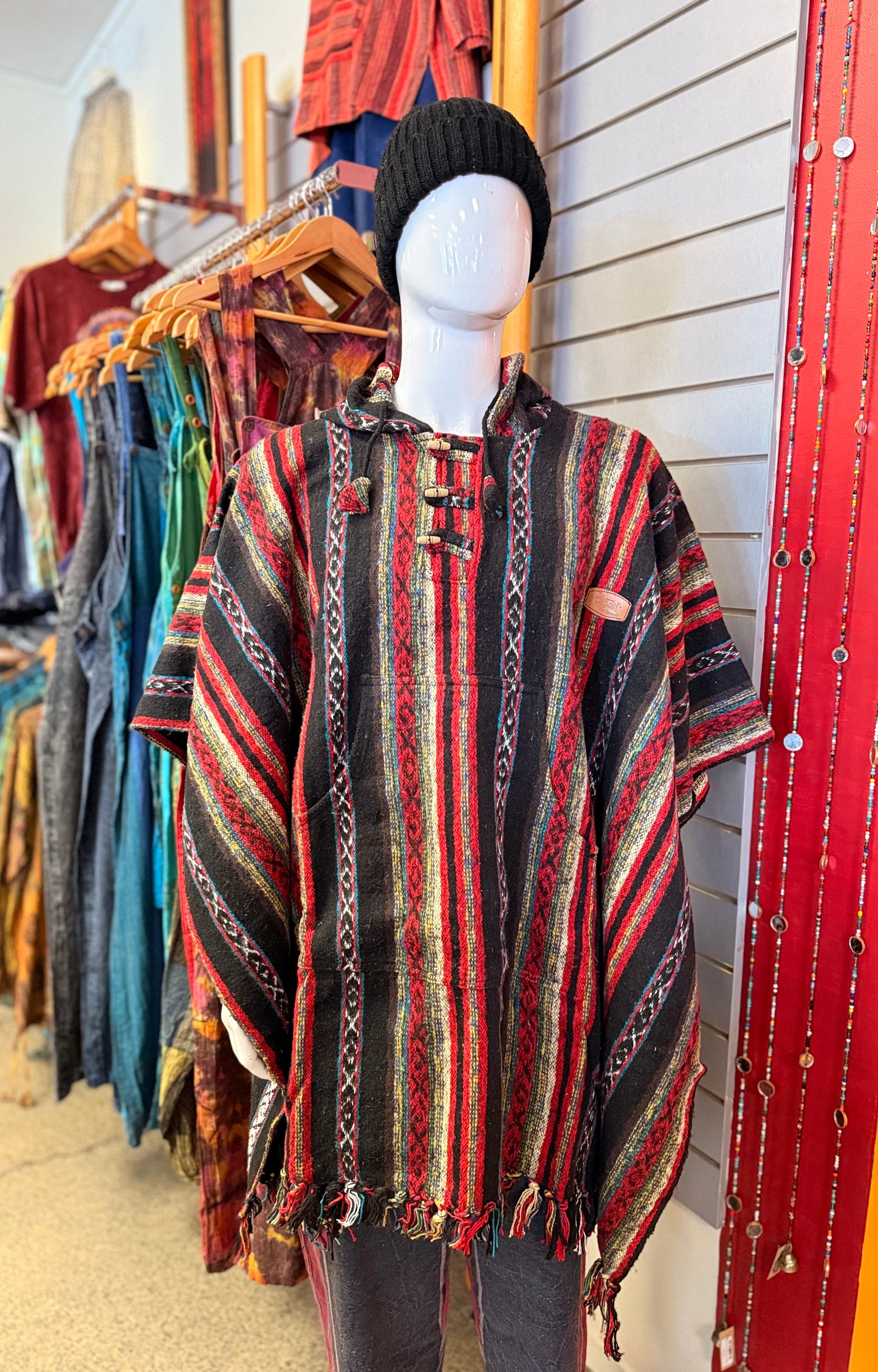 Nepali Thick Cotton Poncho