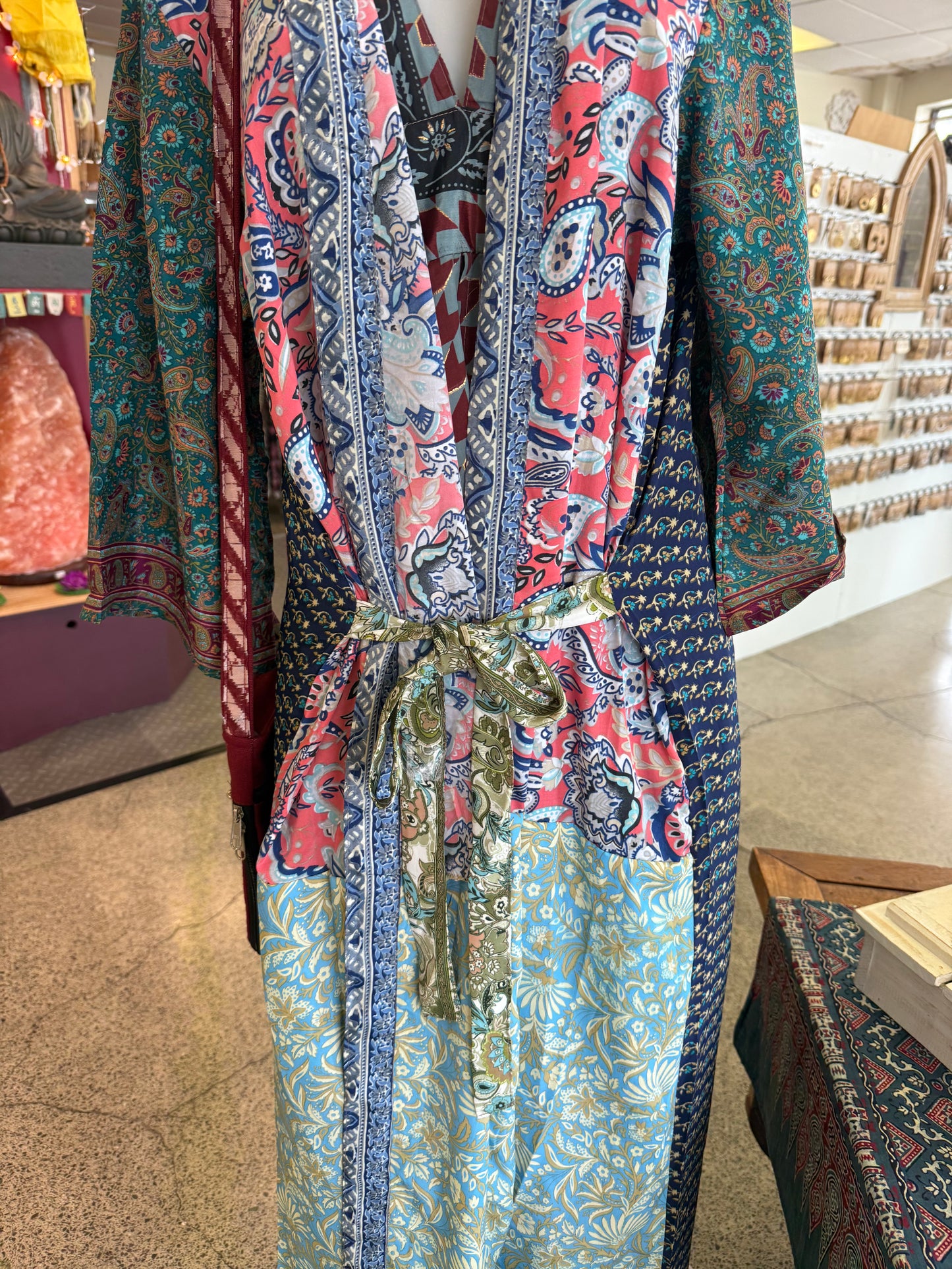Veena Buttersilk Floral Kimono
