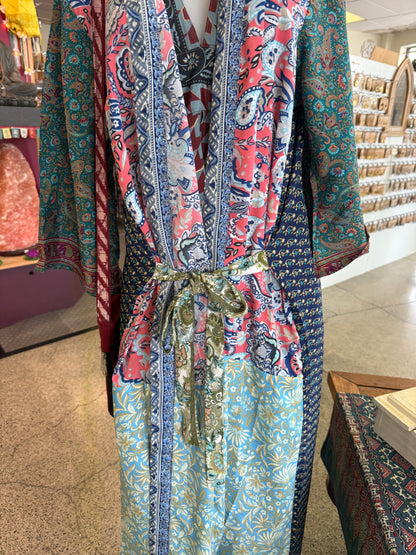 Veena Buttersilk Floral Kimono