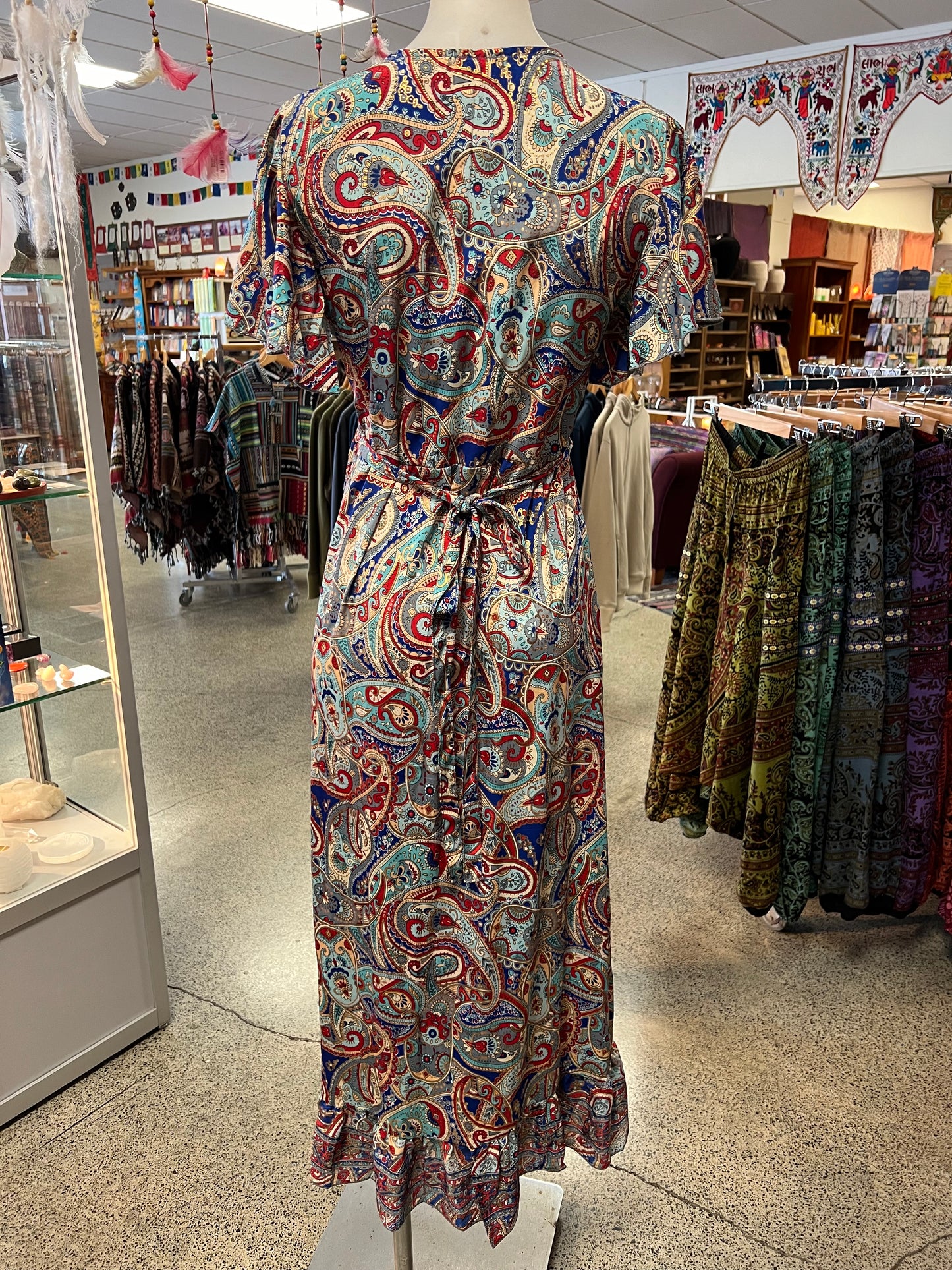 Zilia Raja Satin Wrap Dress