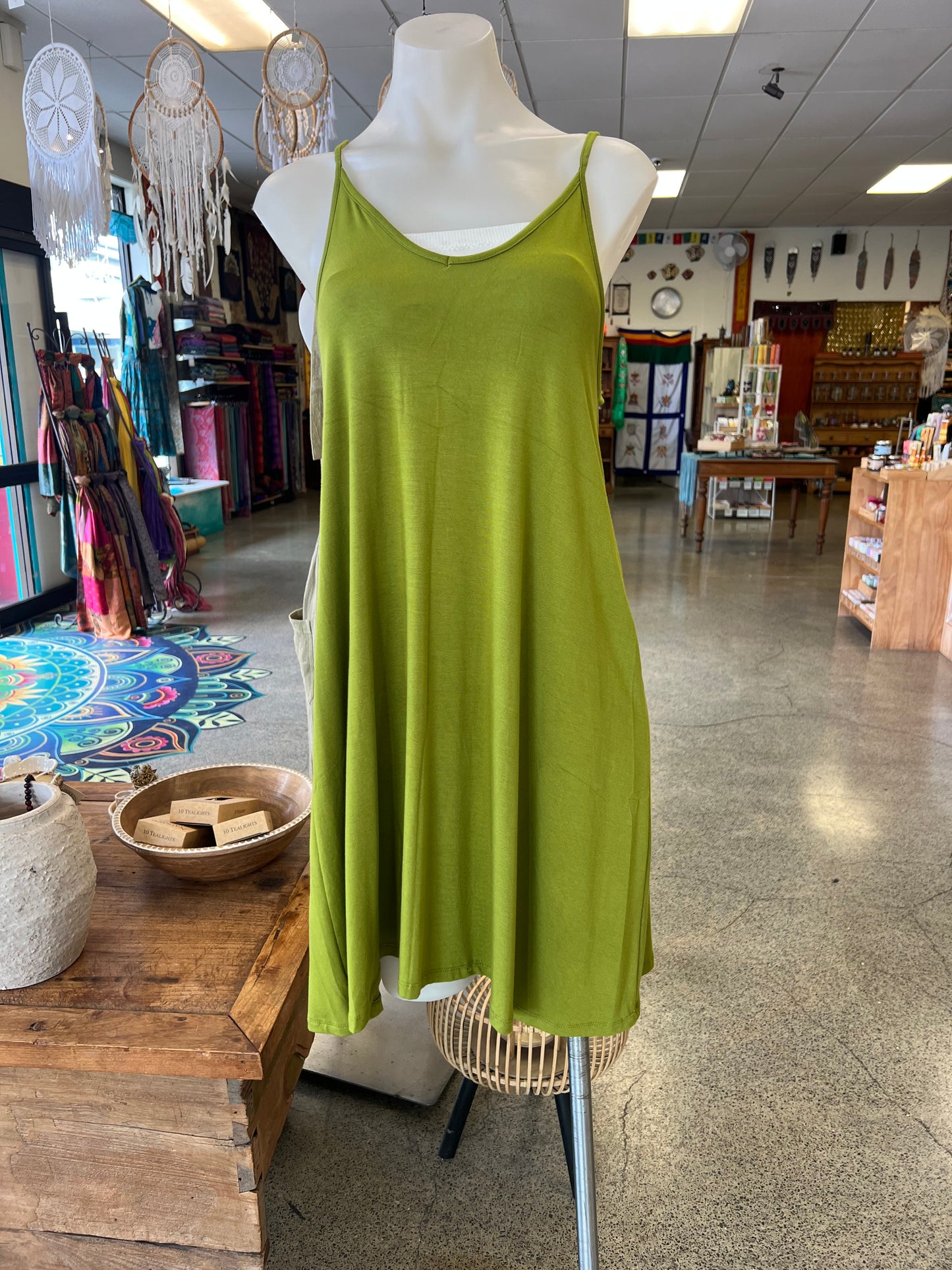 A-Line V-Neck Dress