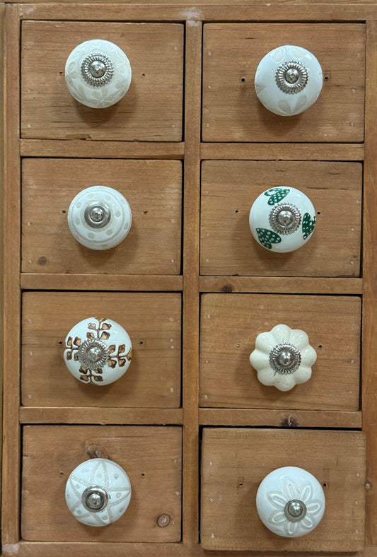 Ceramic Knob White