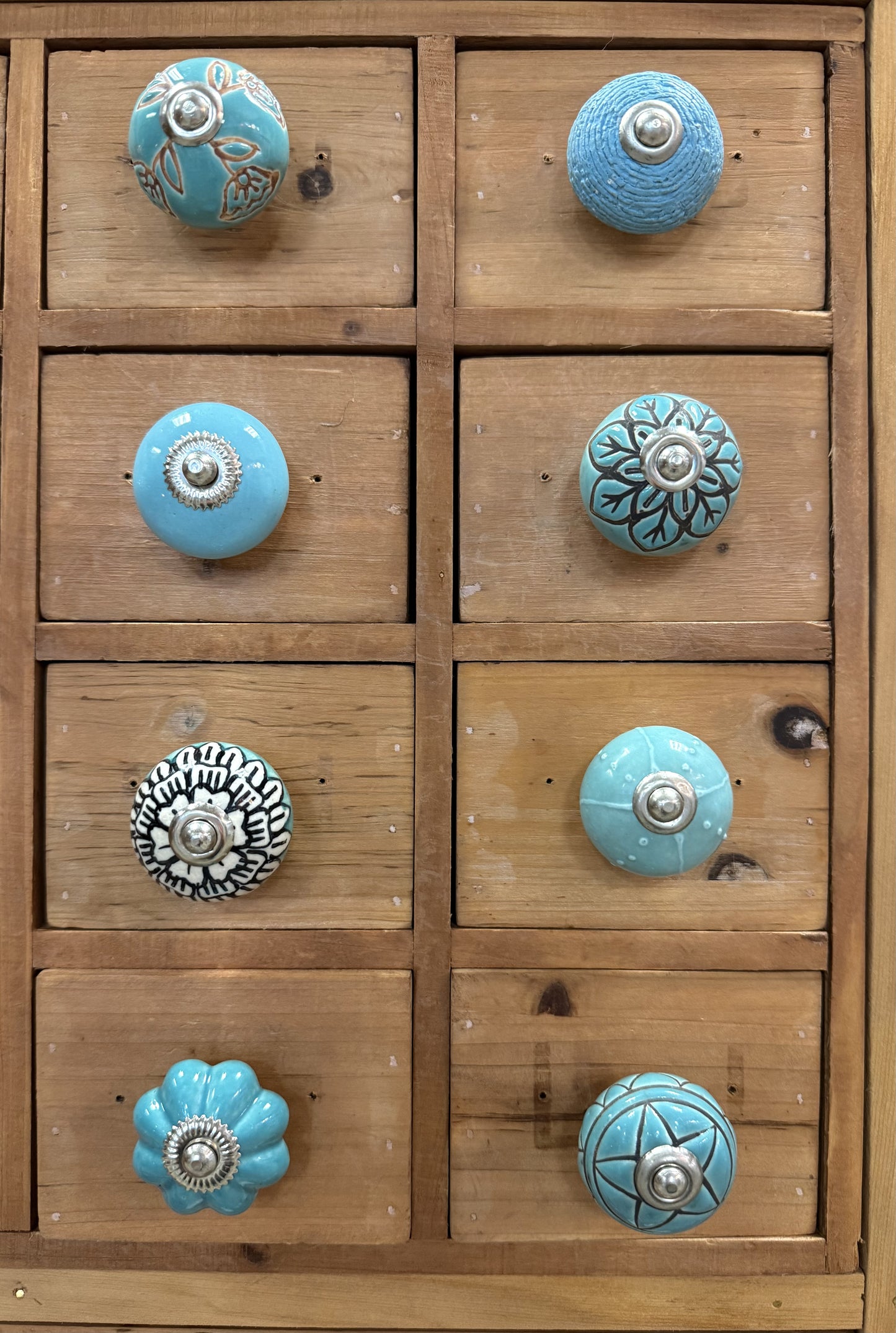 Ceramic Knob Turquoise