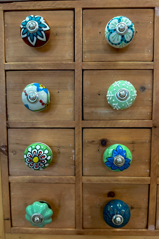 Ceramic Knob Green