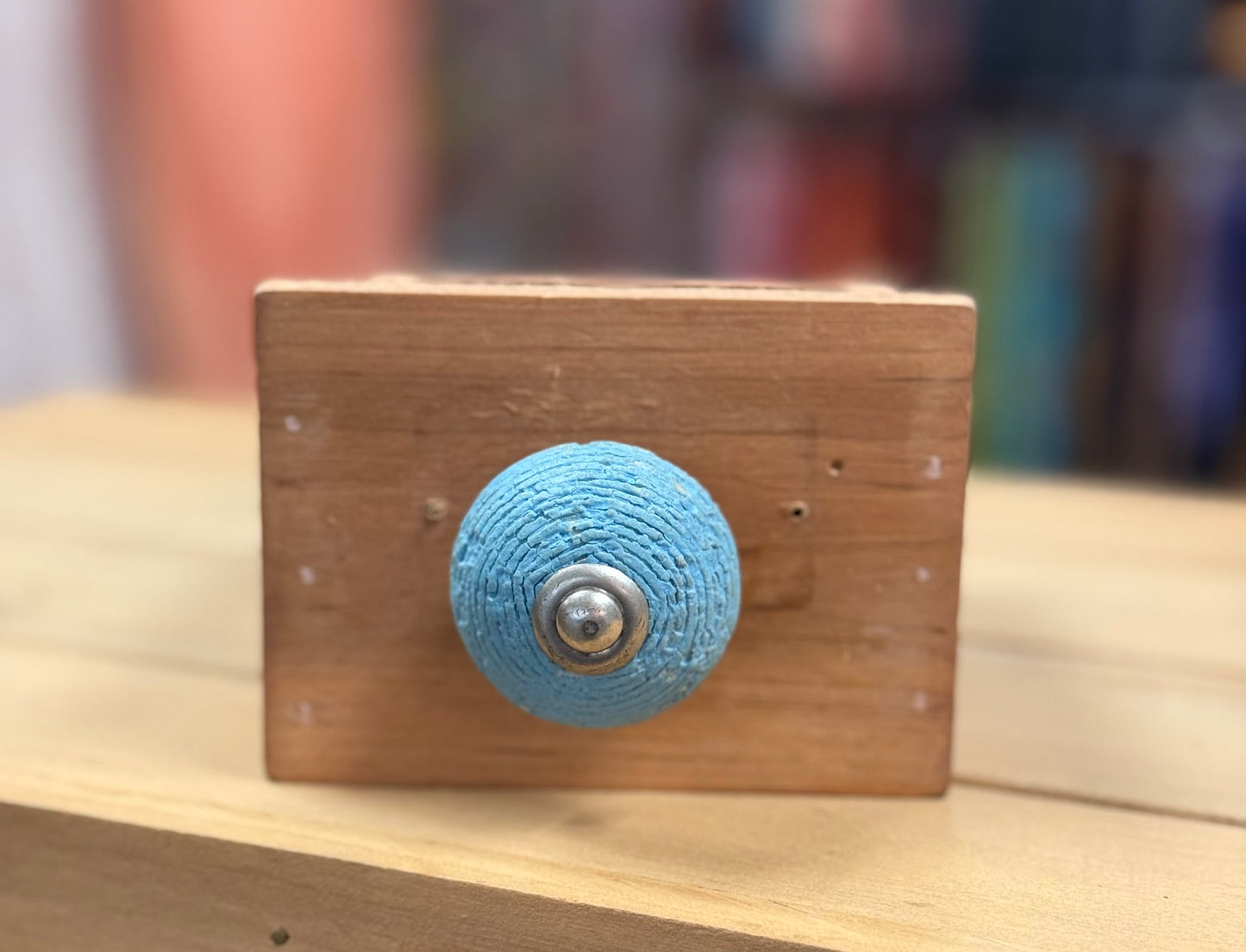 Ceramic Knob Turquoise