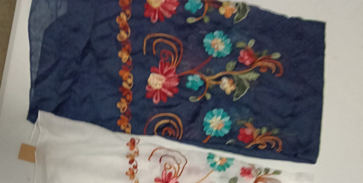 Floral Embroidered Sheer Scarf [anookz:b689f4a6-152a-4c4c-bb06-d8c2d0a1ef34]