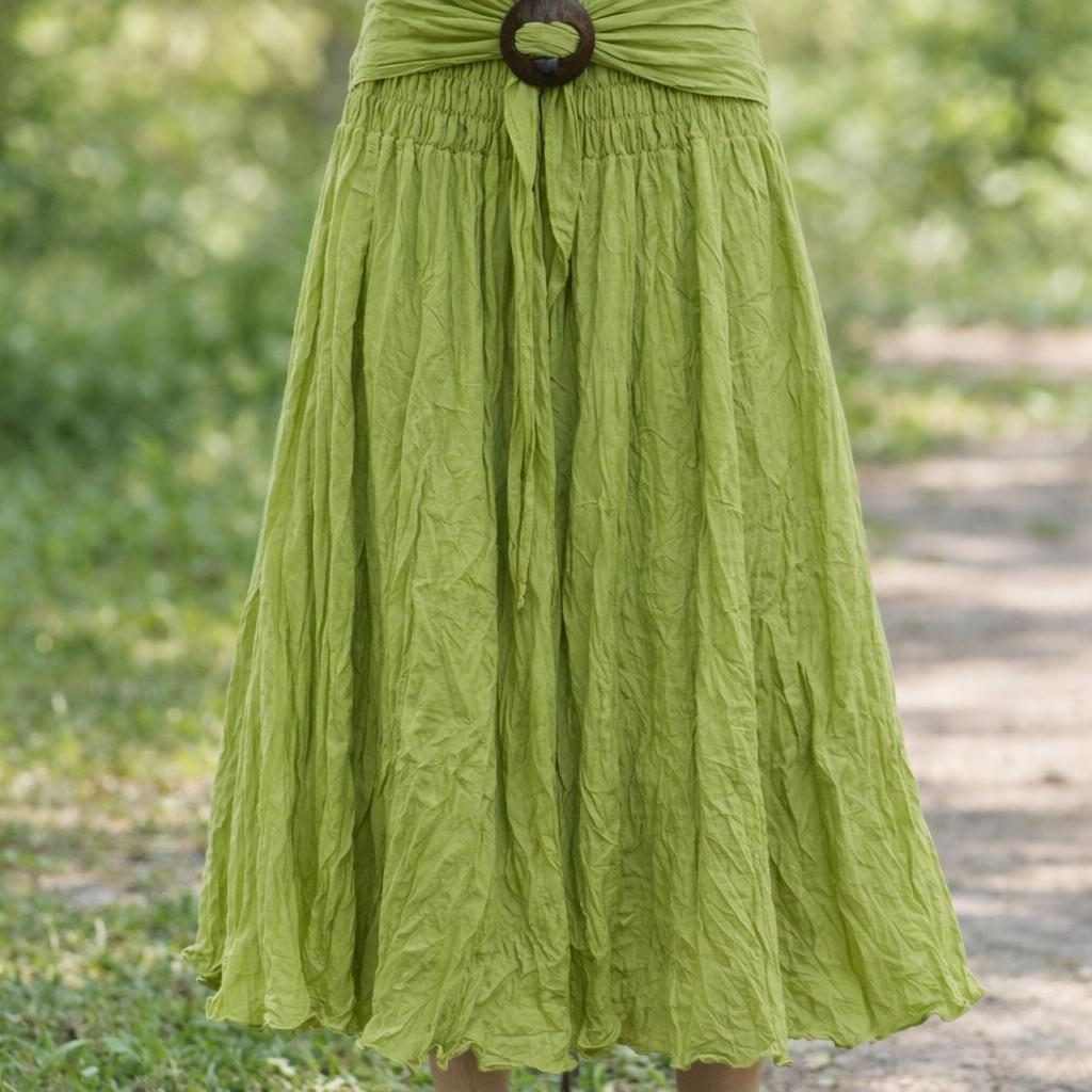 Crinkle Cotton Coconut Skirt [anookz:3bf75887-4493-4e96-b2c1-fe2ff47f84c0]