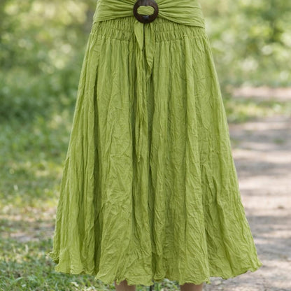 Crinkle Cotton Coconut Skirt [anookz:3bf75887-4493-4e96-b2c1-fe2ff47f84c0]