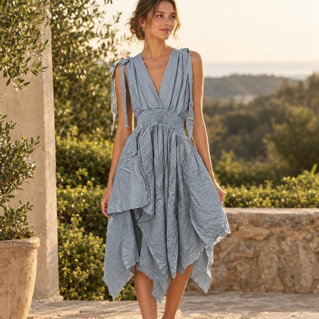 Tie Handkerchief Dress [anookz:0b590fcb-56eb-45c5-ac76-2a0b16b6aa08]