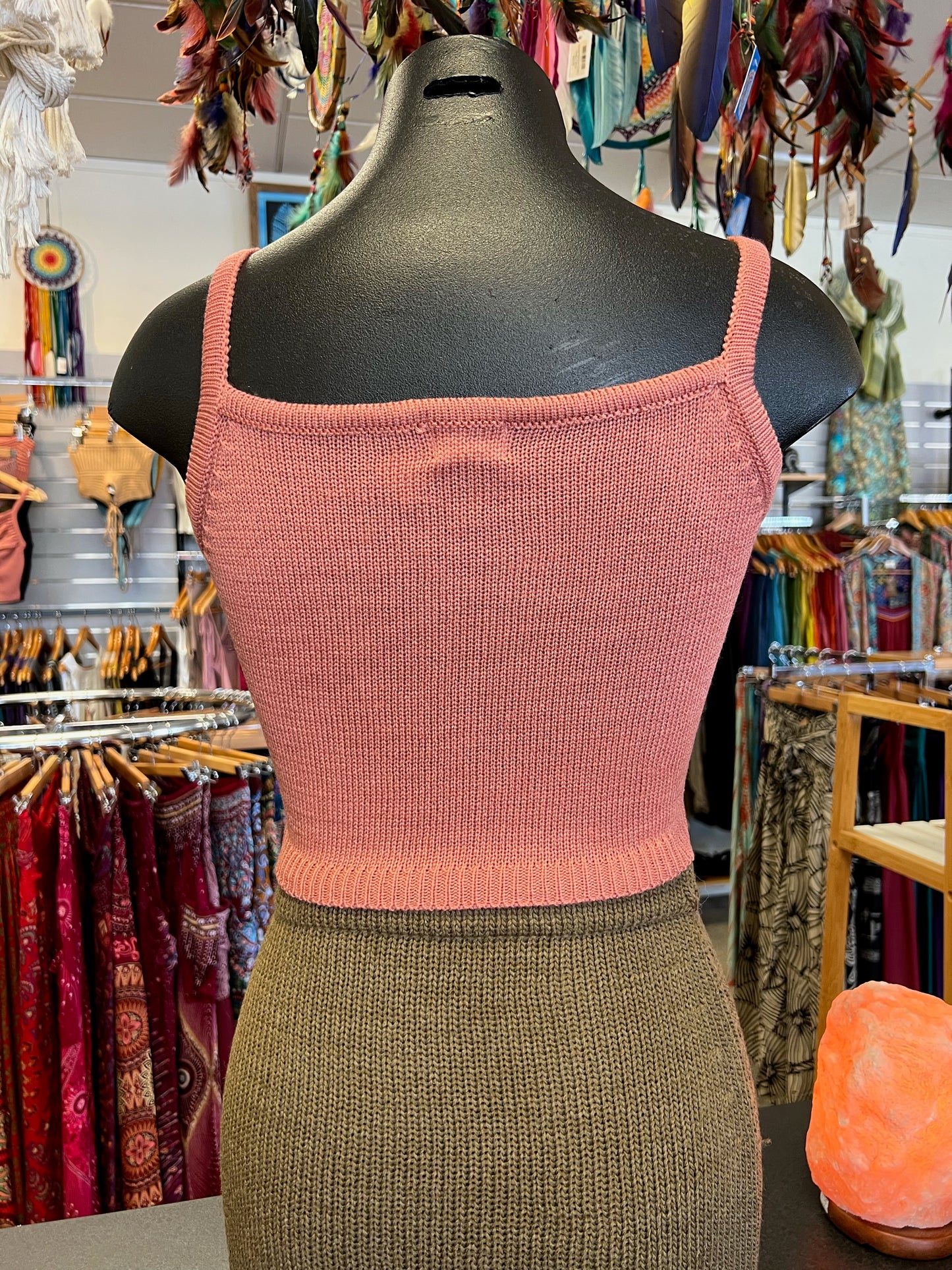 Petal Knit Crop Top