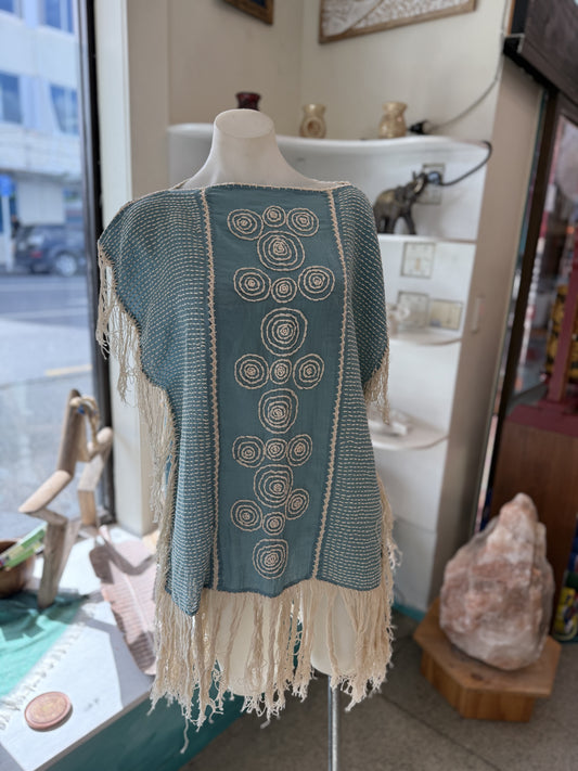 Tassel Poncho Short