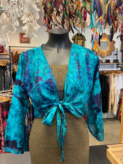 Spirit Recycled Silk Tie Top