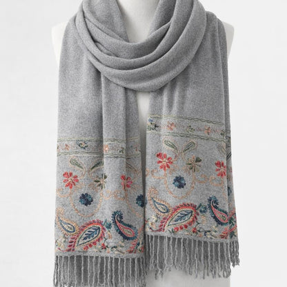 Garden Flower Wool Shawl [anookz:52ae63d3-387f-4b78-8219-2b18c37e73ea]