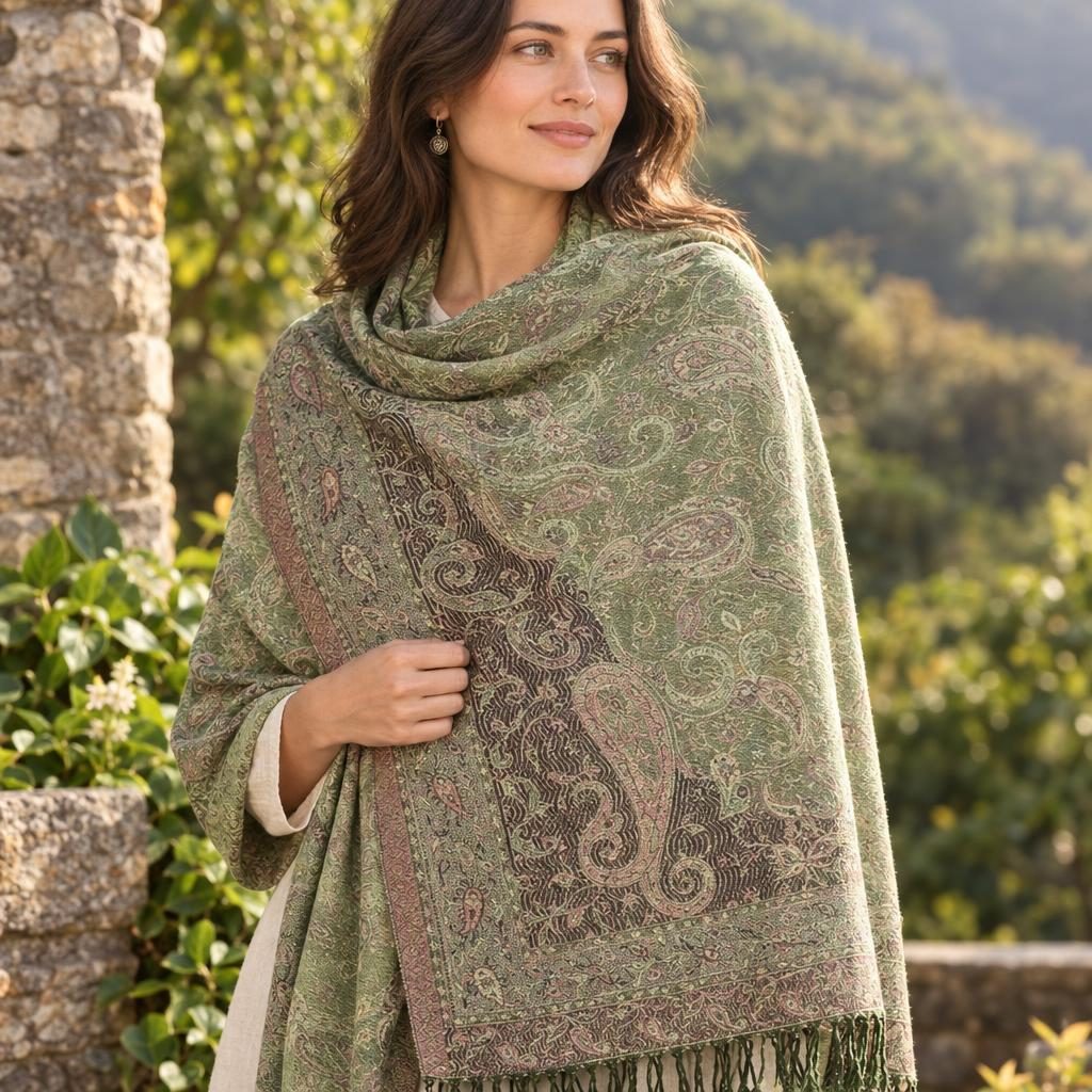 Paisley Jacquard Pashmina [anookz:a5c22fb1-baf2-4d86-af6f-8d026e4521c4]