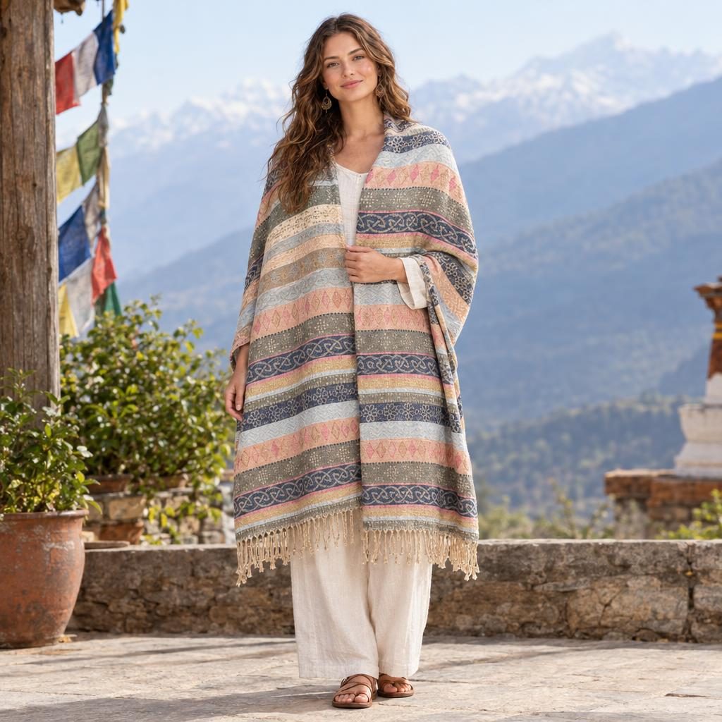 Celtic Stripe Pashmina [anookz:be82e574-85ad-46ec-8906-d5f1e39b47a9]