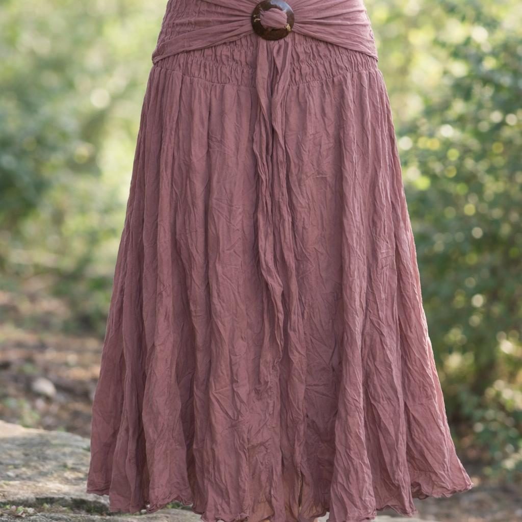 Crinkle Cotton Coconut Skirt [anookz:9804215a-3539-4cac-8cab-167a14d1f507]